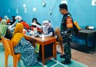 Babinsa Secang Dampingi warga Cek Kesehatan Gratis