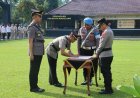 Pergantian Komandan Polsek Mungkid, Briptu Luthfi Raih Kenaikan Pangkat Luar Biasa